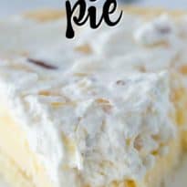 Millionaire Pie - Also known as Furr’s Cafeteria Pineapple Millionaire Pie! This easy vintage recipe takes minutes to prepare. Sweet and rich, it tastes like a million bucks!