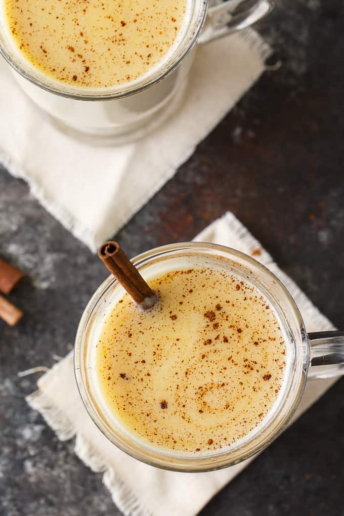 Butterscotch Steamer - Enjoy a hot, sweet drink with creamy butterscotch flavor. Only 3 ingredients and ready in 5 minutes!