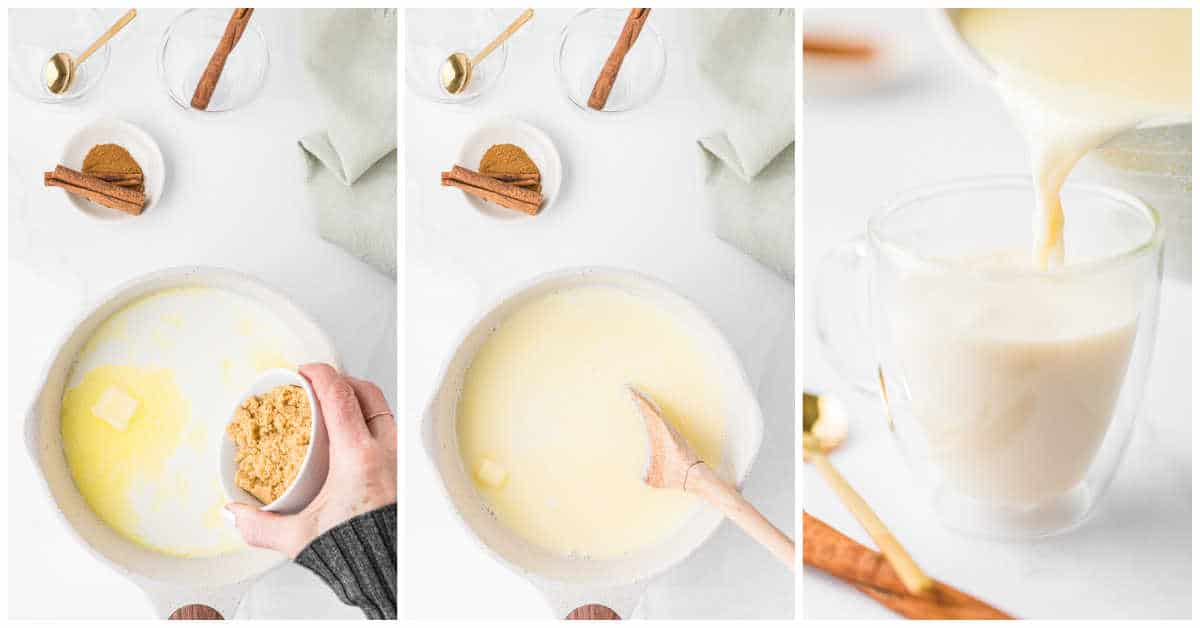 Steps to make a Butterscotch steamer.