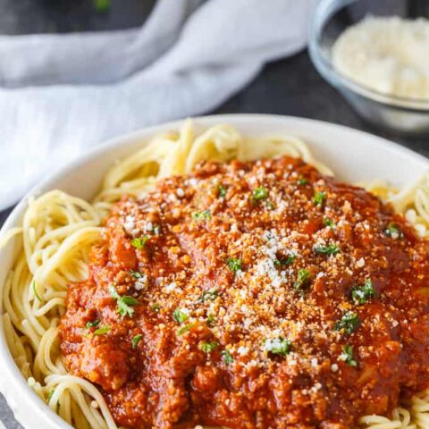 Homemade Spaghetti Sauce - Simply Stacie