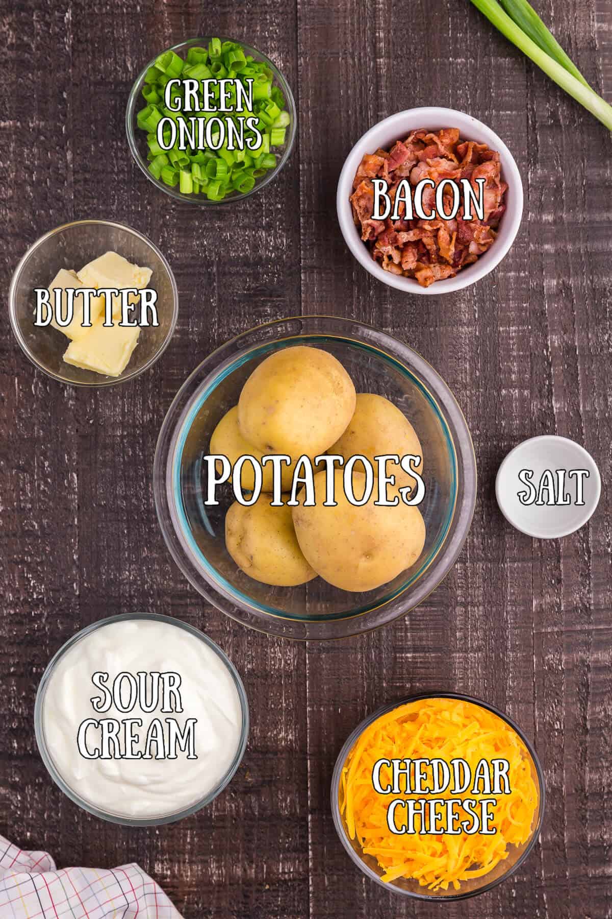 Loaded Mashed Potatoes ingredients