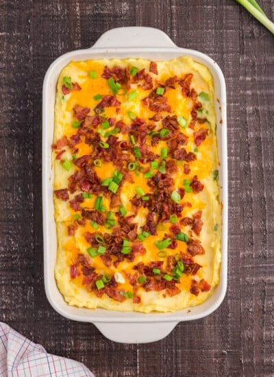 Bacon Cheddar Mashed Potatoes