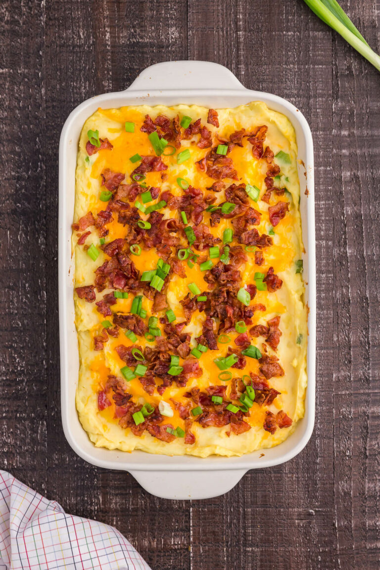 Bacon Cheddar Mashed Potatoes
