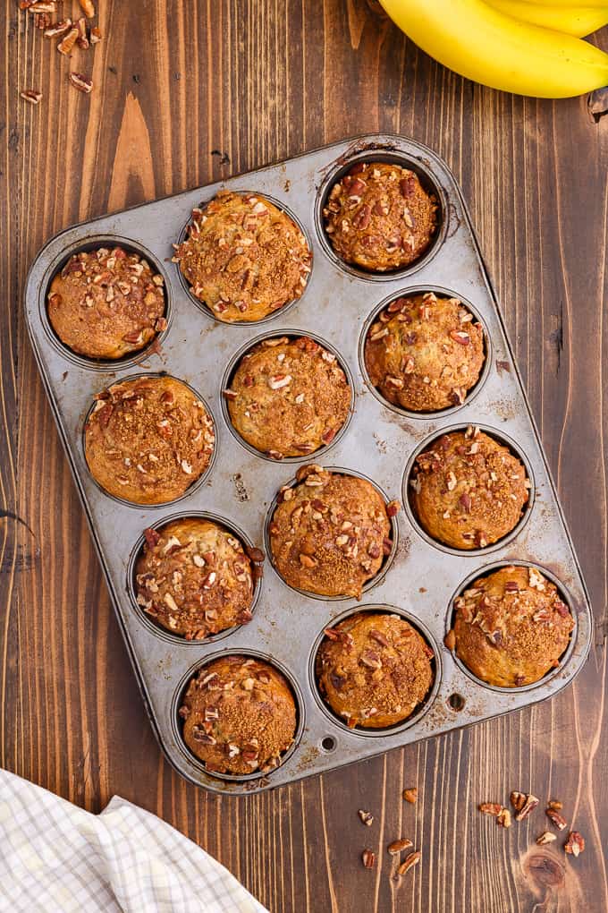 Banana Streusel Muffins