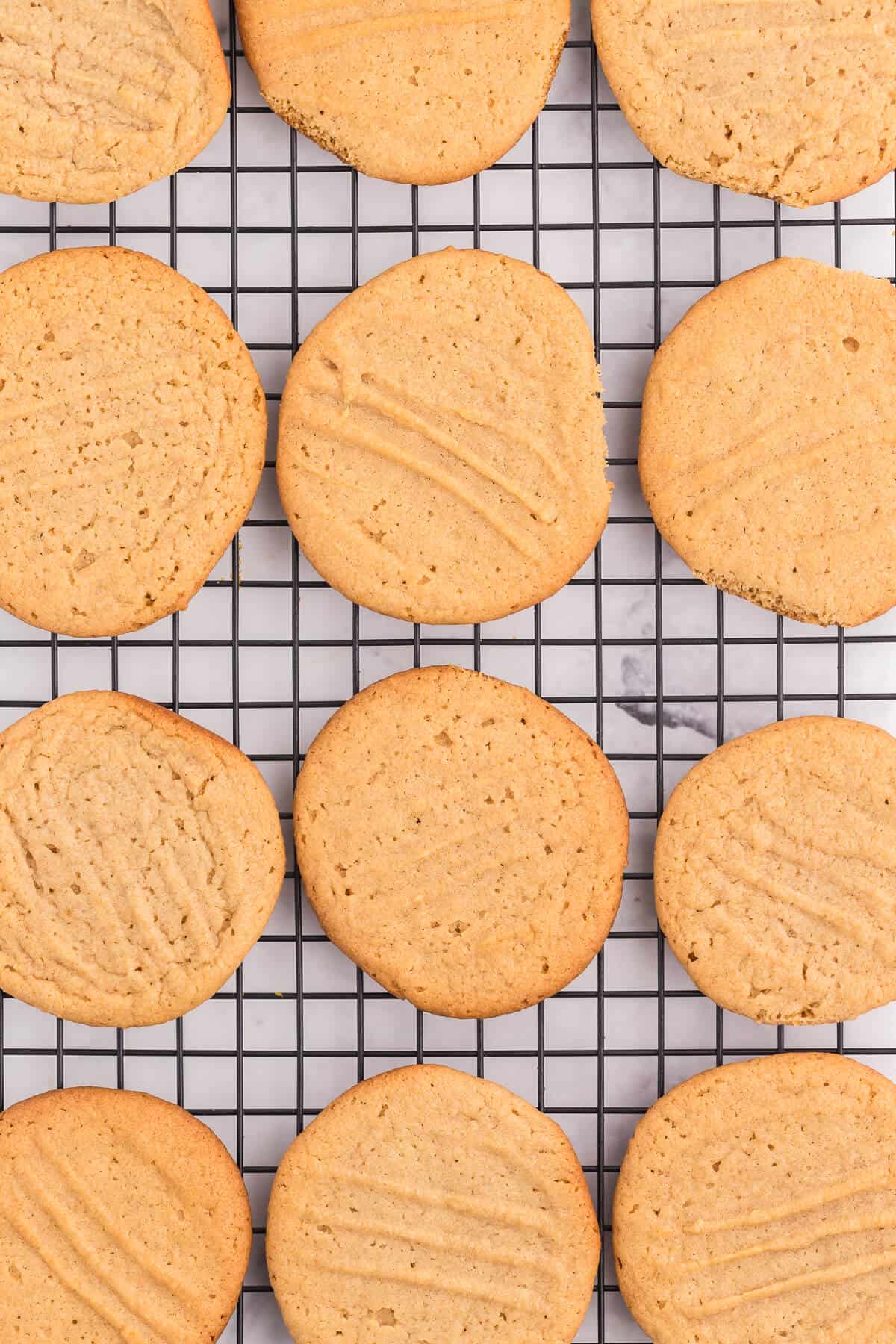 Peanut Butter Cookies - This classic homemade cookie recipe is quick and easy to make. Each bite is soft, chewy and full of peanut butter flavor that everyone knows and loves.