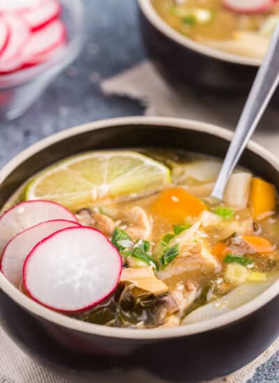 Sesame Miso Chicken Noodle Soup