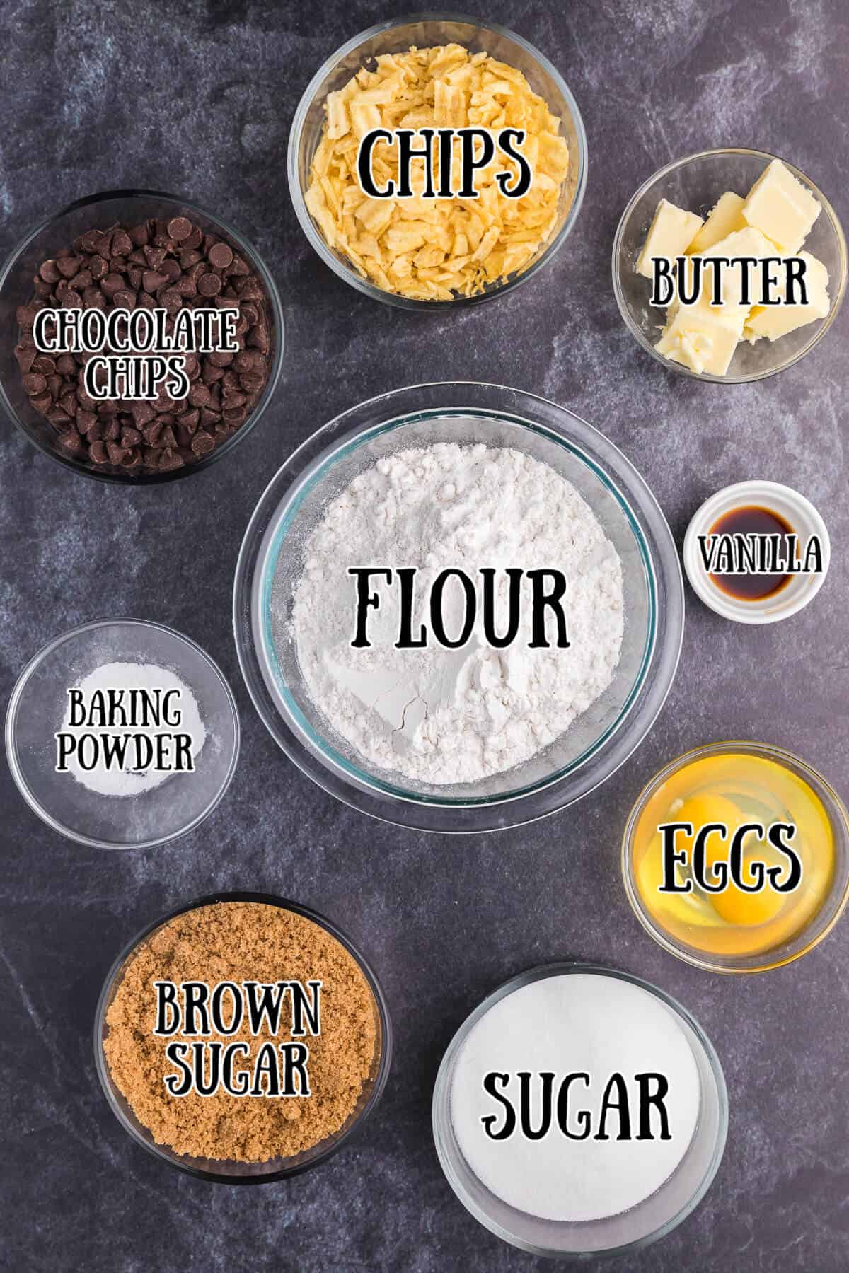 Potato Chip Cookies Ingredients