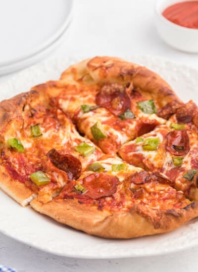 The recipe on a plate.