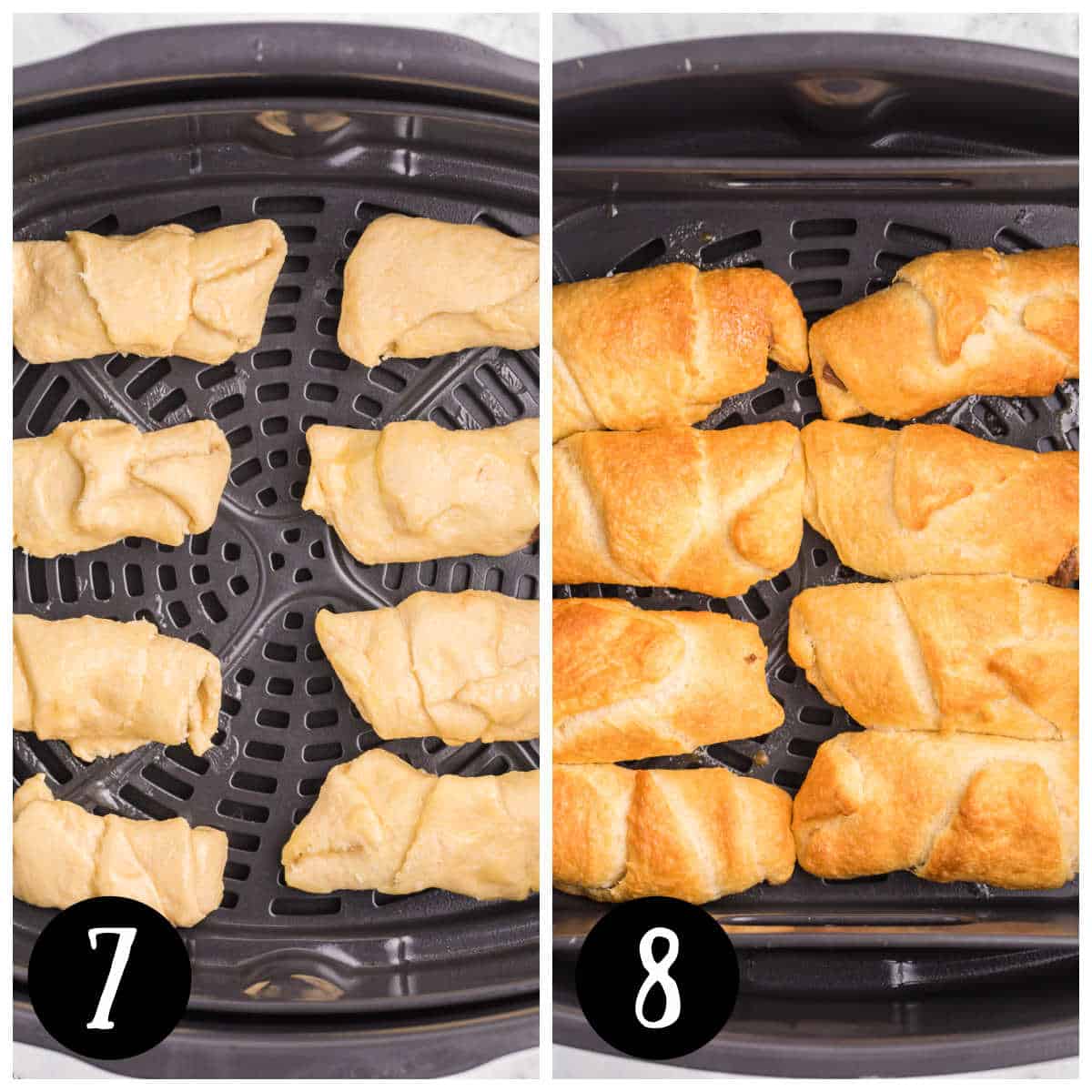 Air Fryer Chocolate Crescent Rolls Recipe