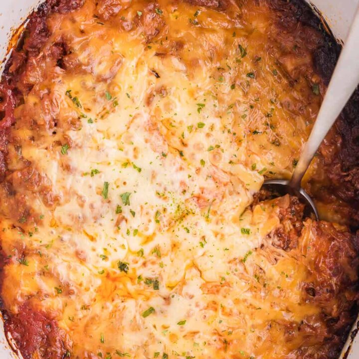 Slow Cooker Ravioli Lasagna