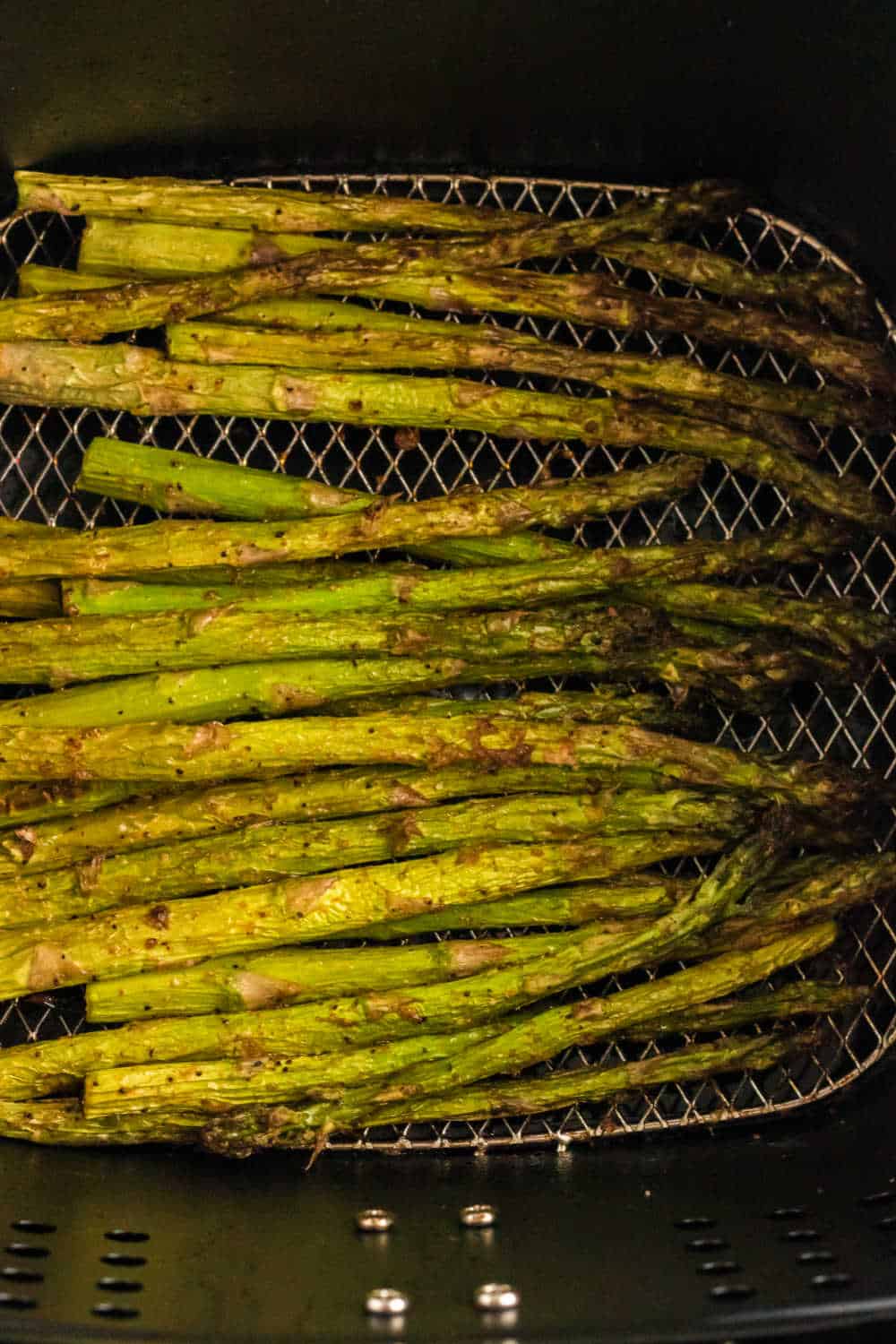 asparagus cooked in the air fryer