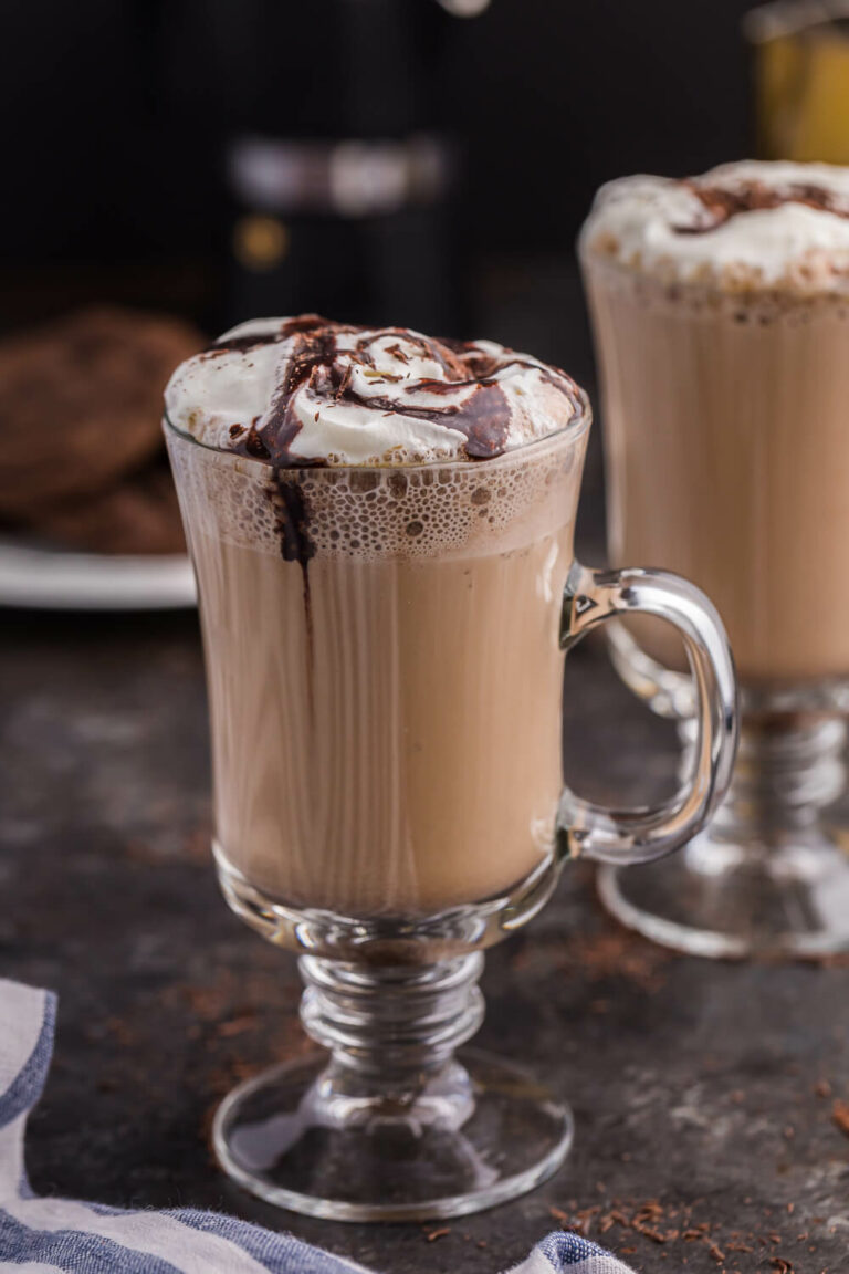 A glass mug of the recipe.