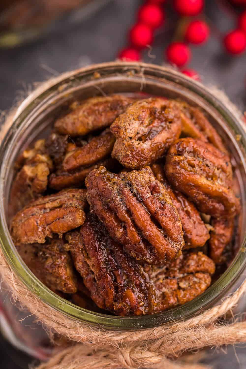 A jar of the recipe.