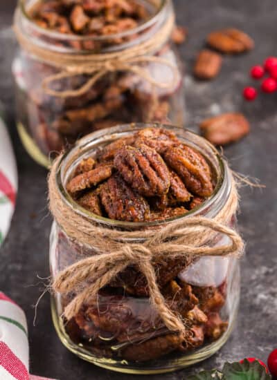 A jar of the recipe.