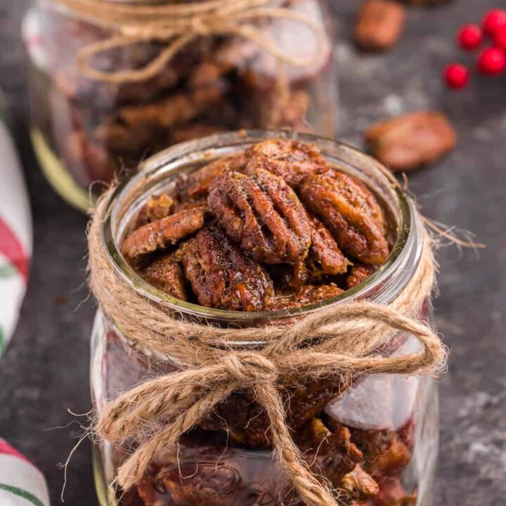 Air Fryer Candied Pecans