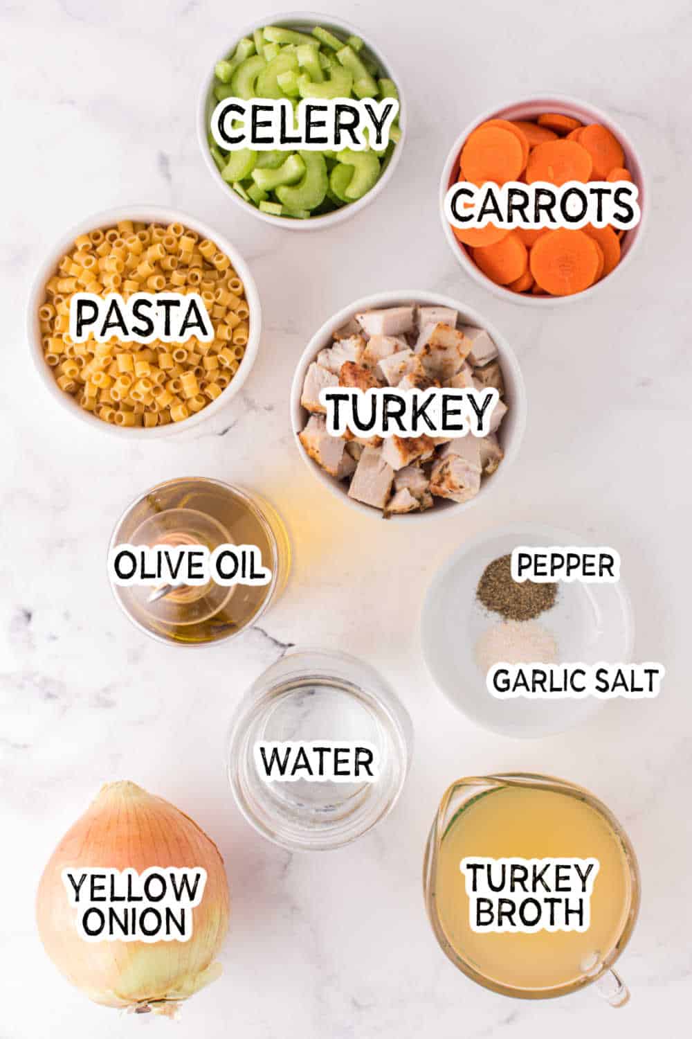 leftover turkey soup ingredients