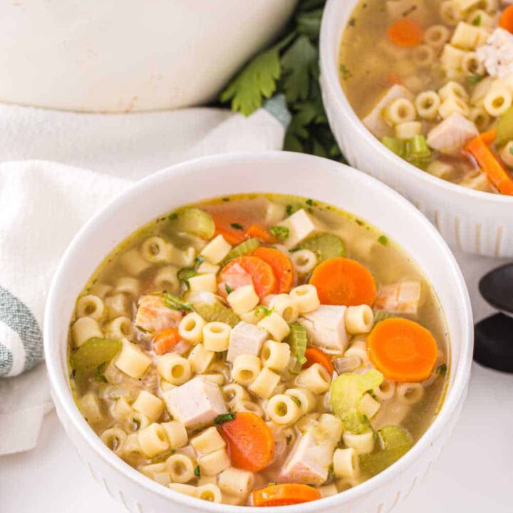 Leftover Turkey Soup