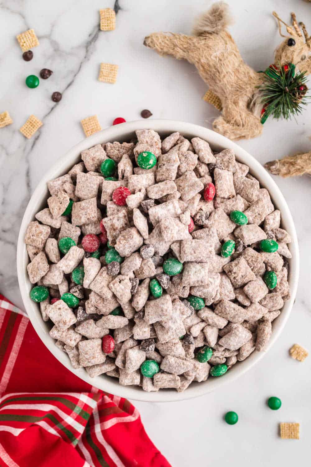 reindeer chow in a bowl