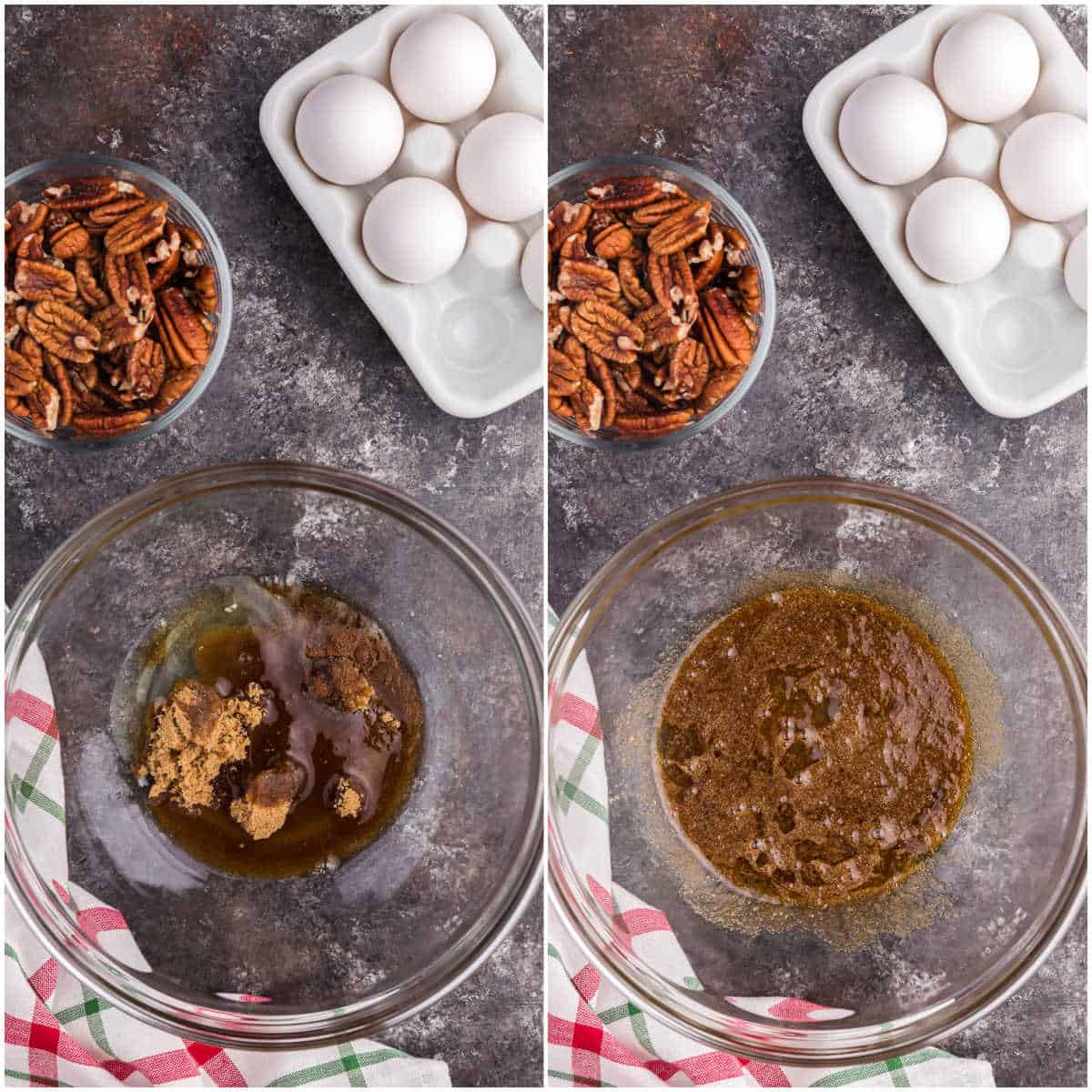 prep for air fryer candied pecans