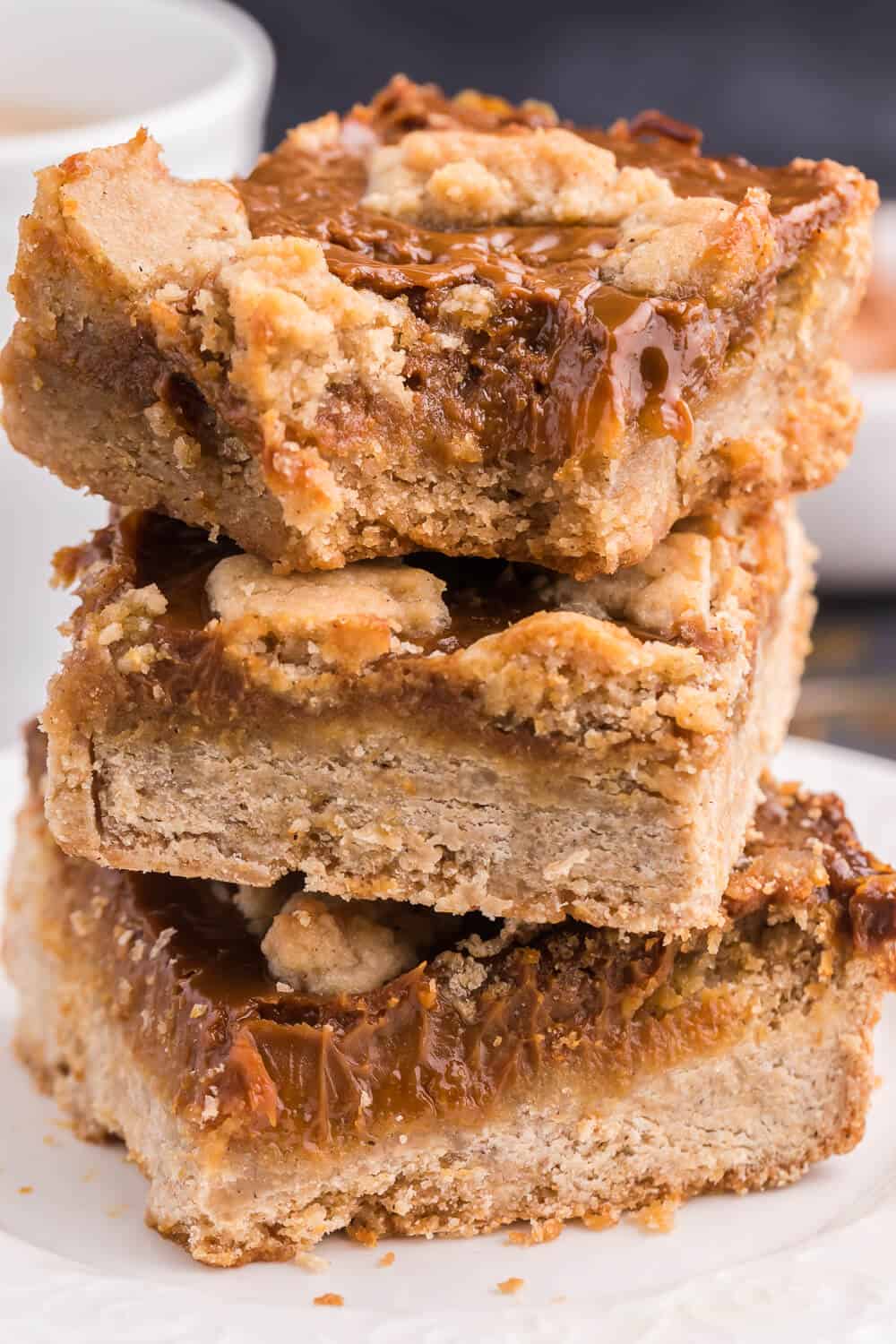 A stack of dulce de leche bars.