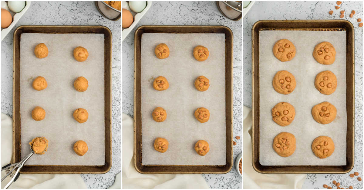 butterscotch pudding cookies prep