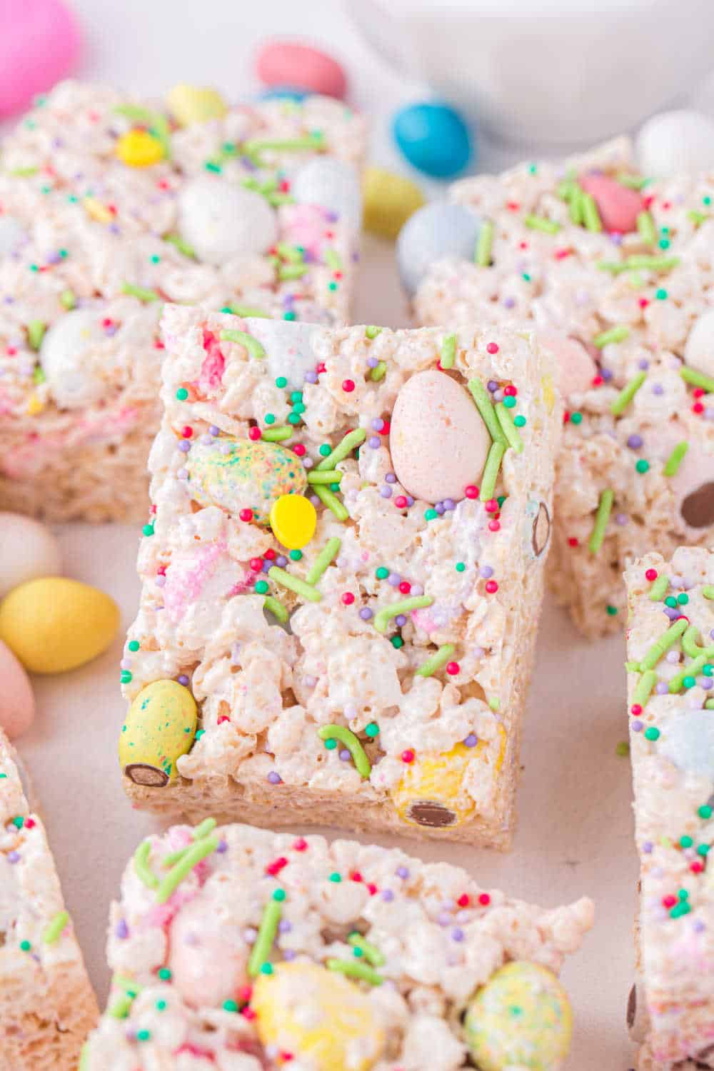 M&M'S White Chocolate Marshmallow Crispy Treat Pastel Easter Candy