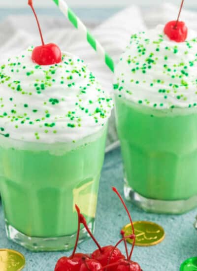 Two glasses of the recipe.