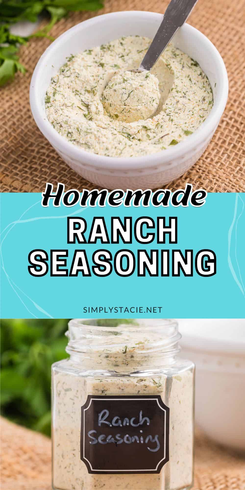 Homemade Ranch Seasoning Mix Simply Stacie