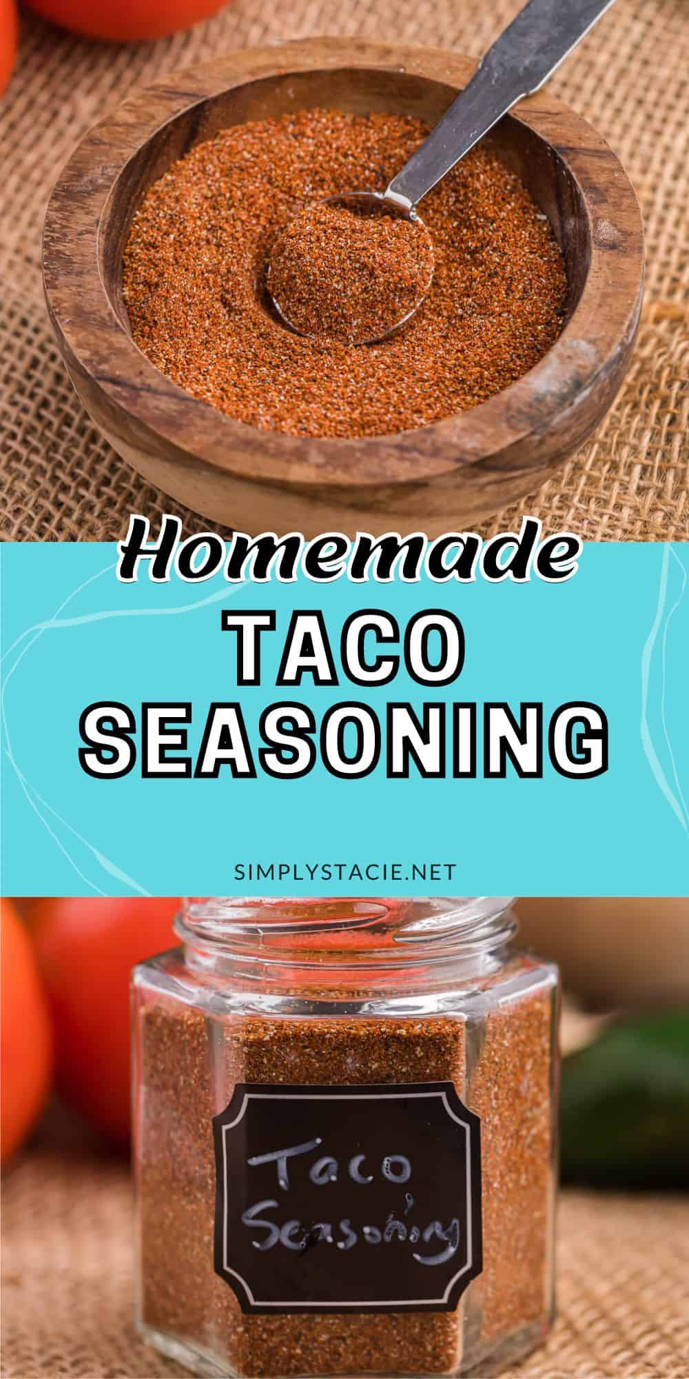 BEST Homemade Taco Seasoning Simply Stacie
