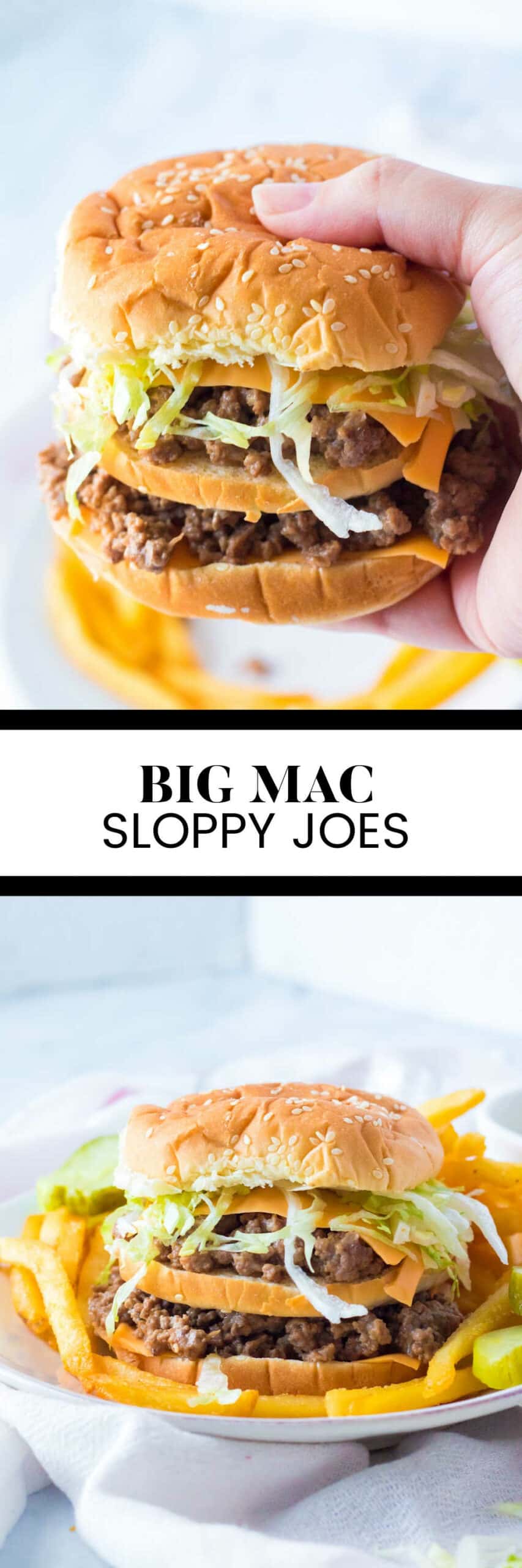 Big Mac Sloppy Joes - Simply Stacie