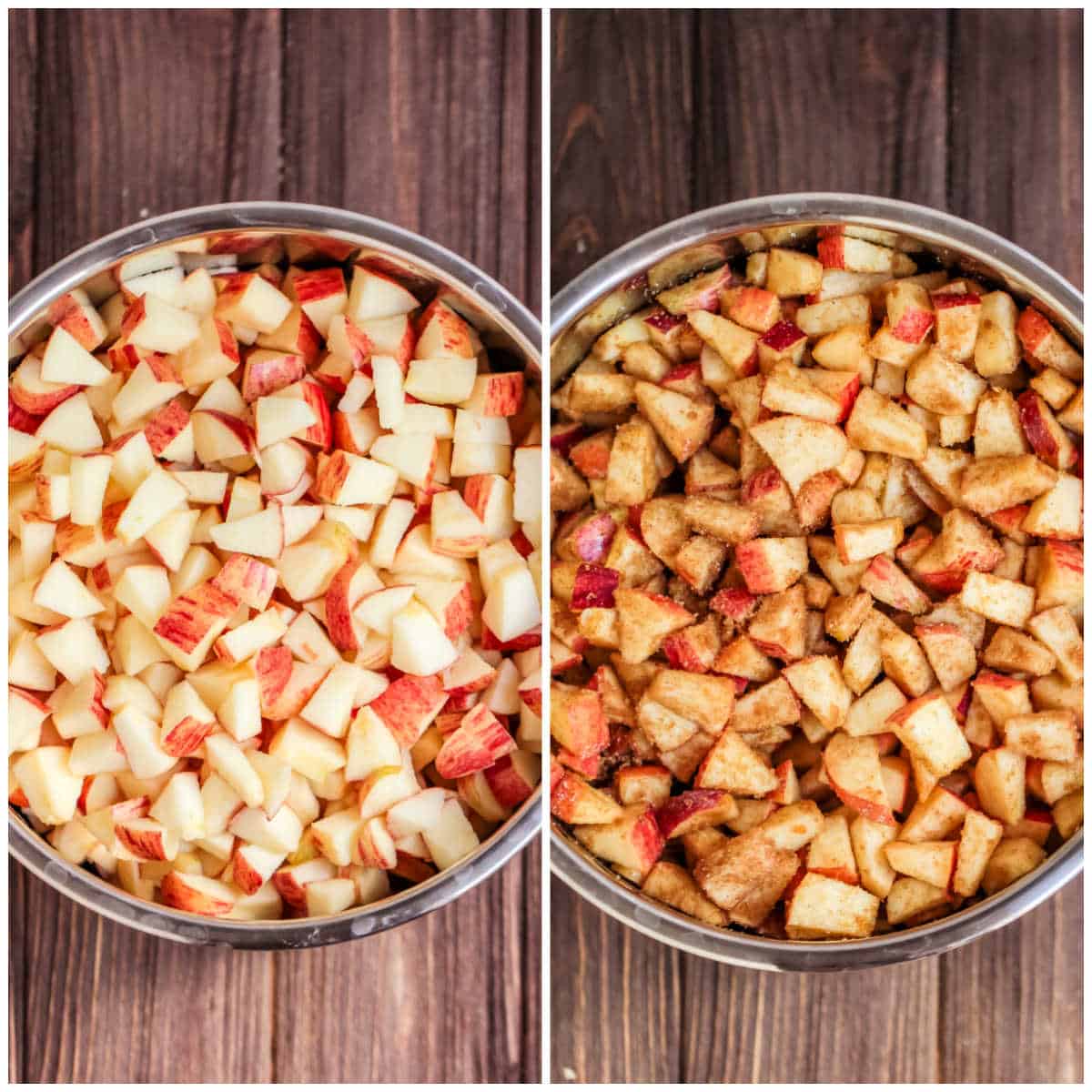 Steps to make Instant Pot Apple Butter.