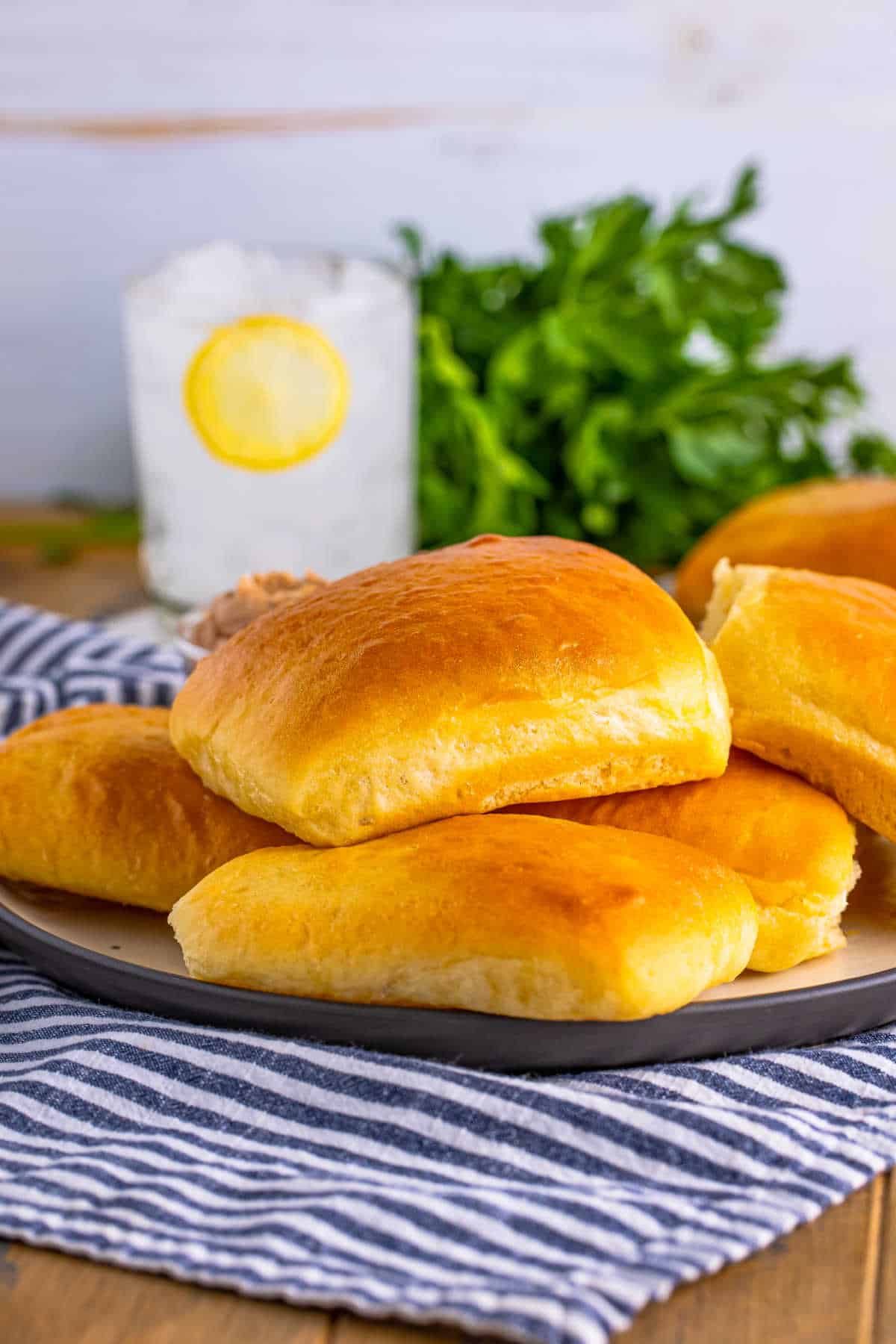 A pile of Texas Roadhouse rolls. 