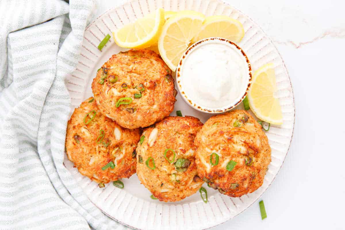 Easy Air Fryer Crab Cakes - Simply Stacie