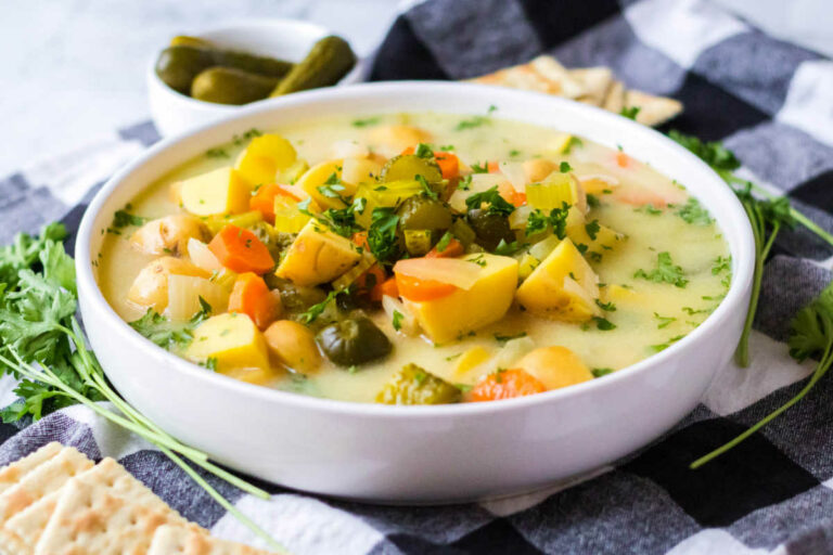 Slow Cooker Dill Pickle Soup