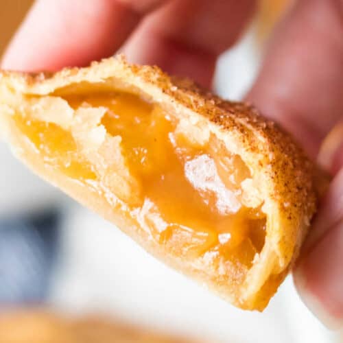 Copycat Taco Bell Air Fryer Caramel Apple Empanadas Simply Stacie
