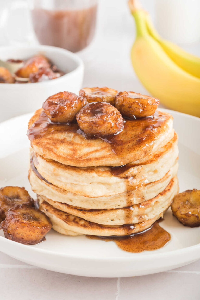 Bananas Foster Pancakes