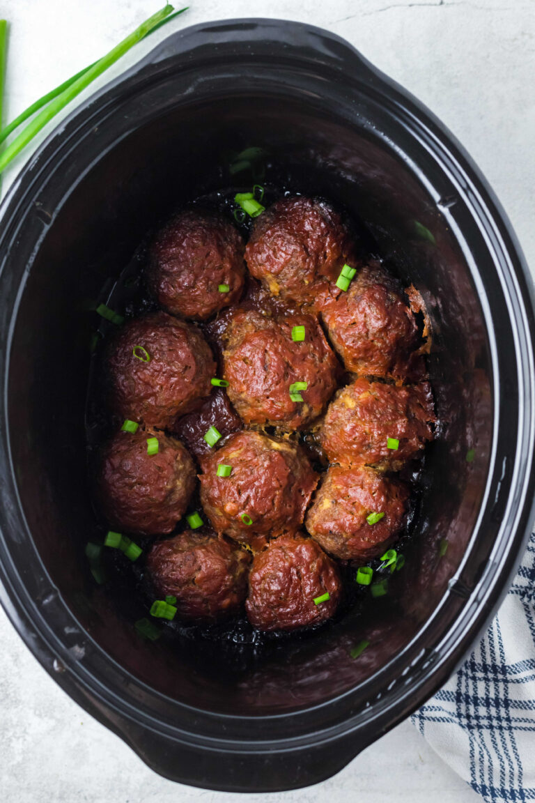 Crockpot Pineapple Ham Balls