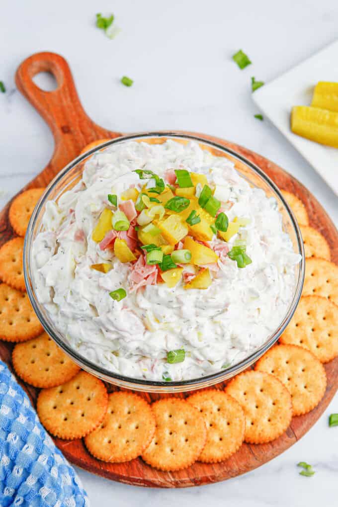 Easy Dill Pickle Dip Recipe Simply Stacie Dill Pickle Dip 1 680x1020