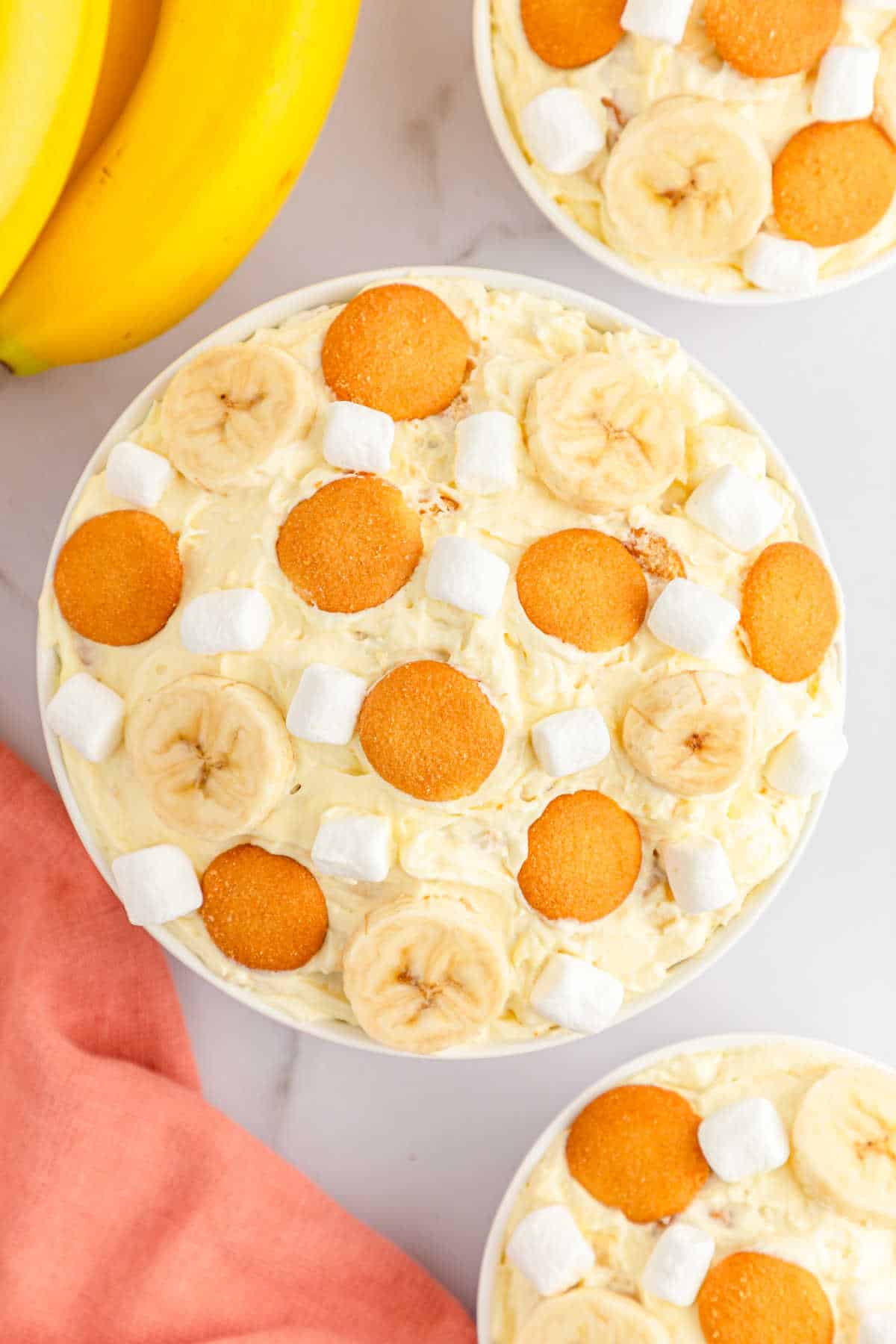 A bowl of banana pudding fluff.