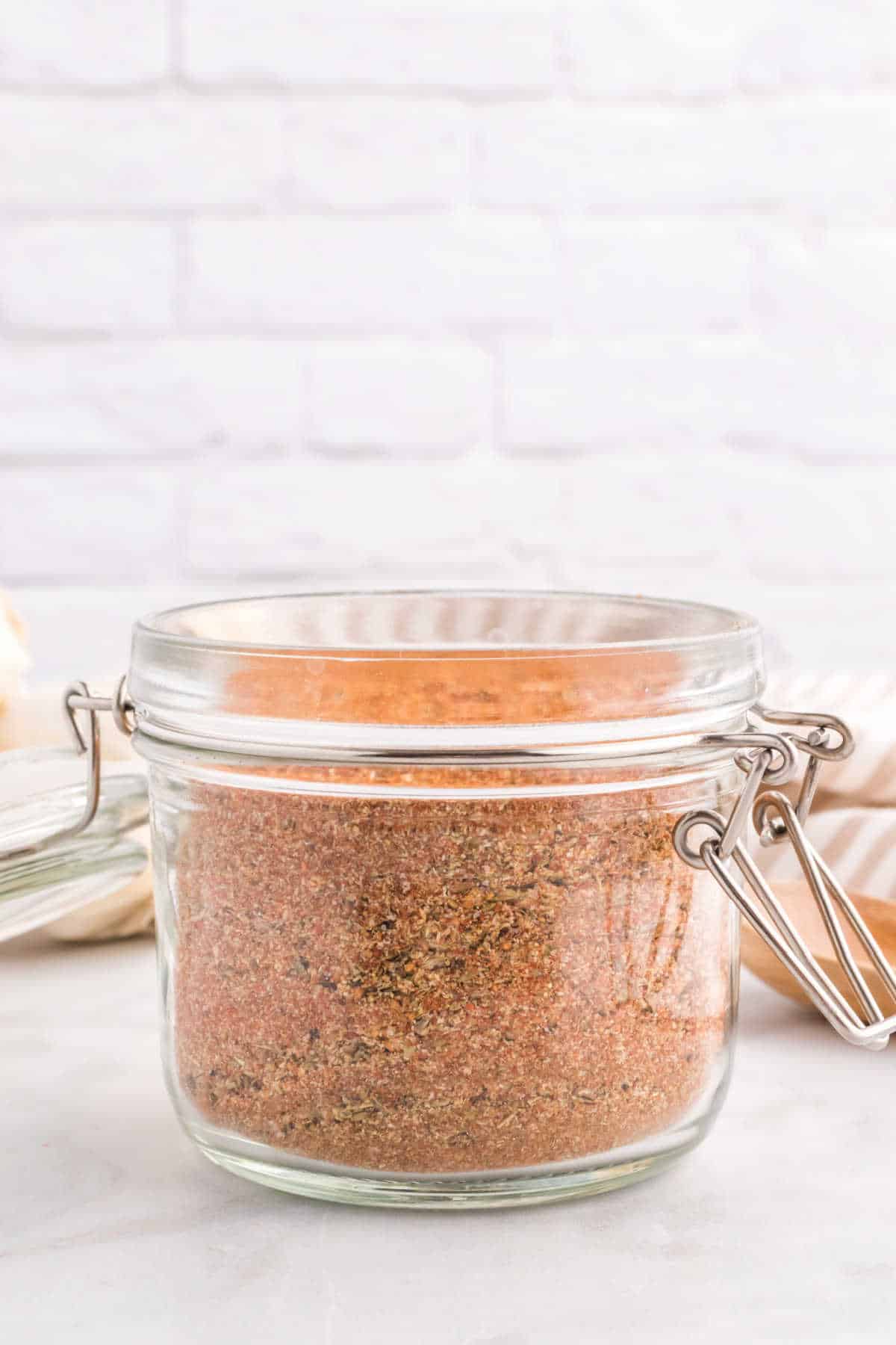 Cajun seasoning in a jar.