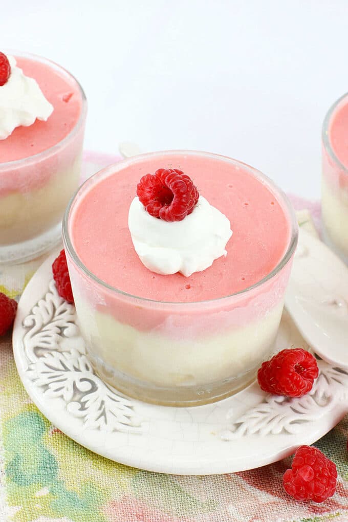 No-Bake Raspberry Cheesecake Cups Recipe - Simply Stacie