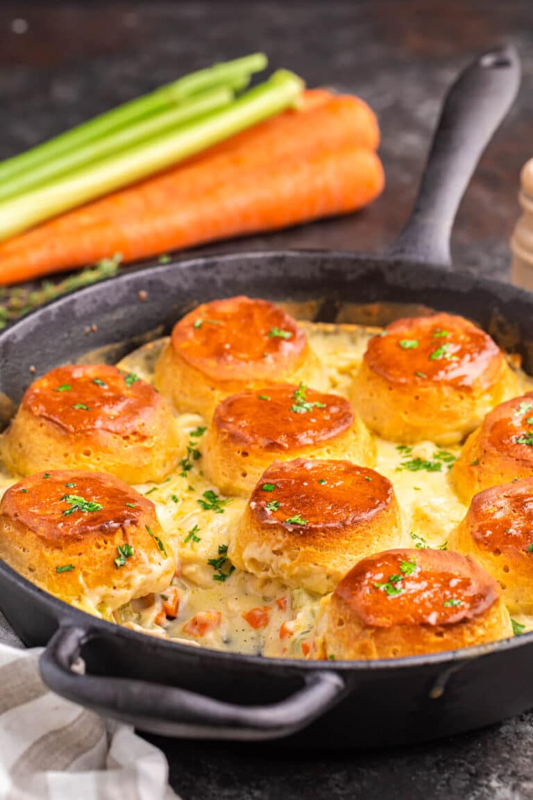 Cast Iron Skillet Chicken Pot Pie