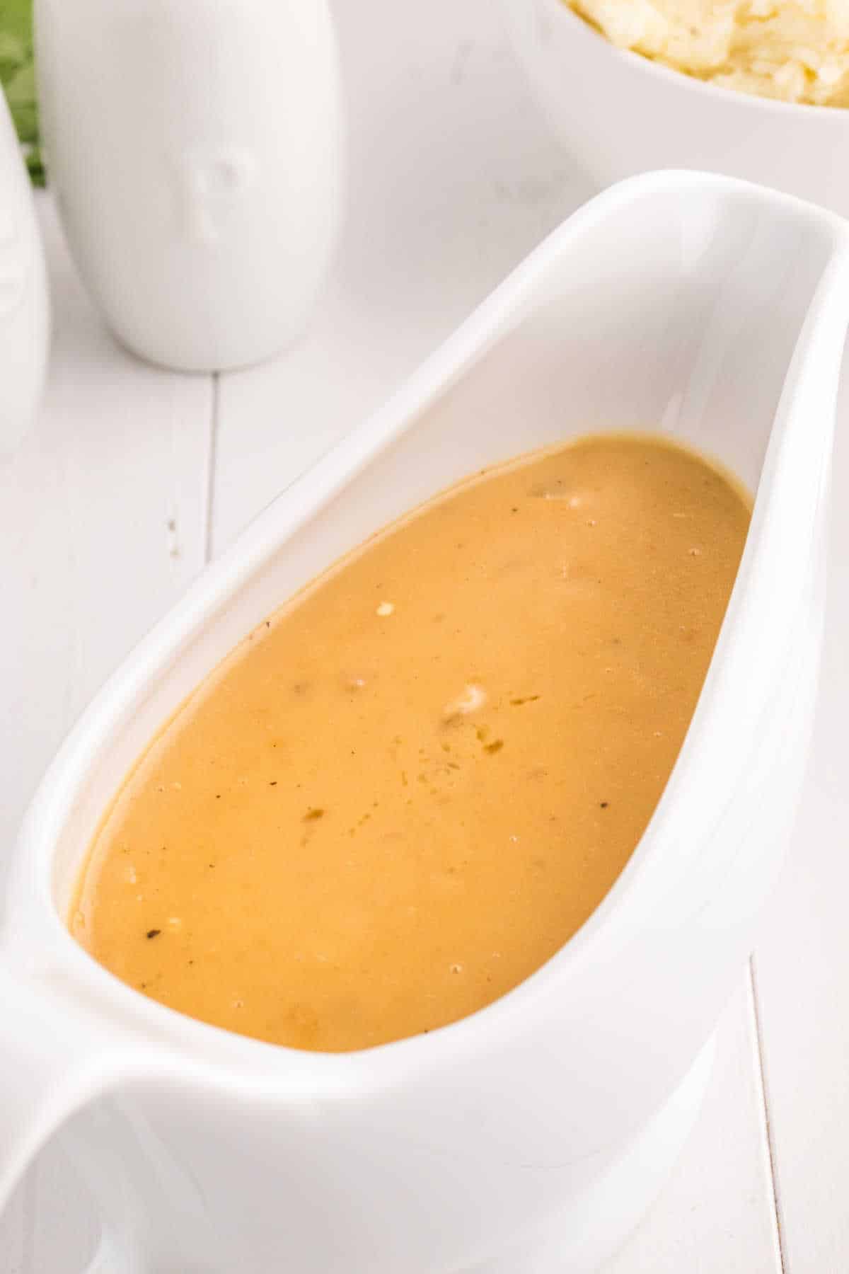 Recipe for Brown Gravy and White Sauce.