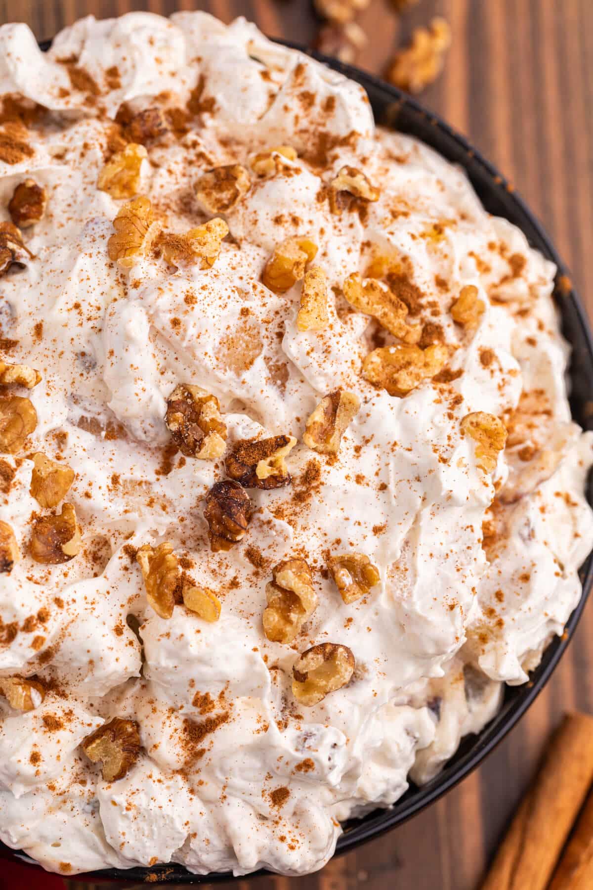 Apple Pie Fluff in a bowl.