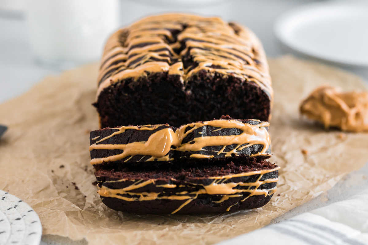 Chocolate Peanut Butter Banana Bread