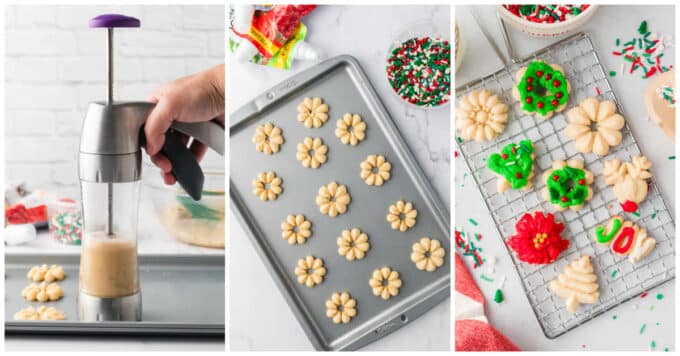 Classic Christmas Spritz Cookies Recipe - Simply Stacie