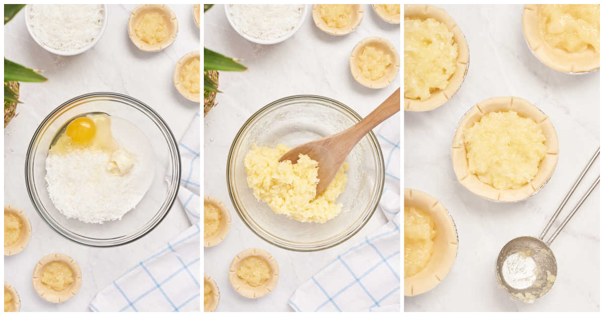 Steps to make pineapple tarts.