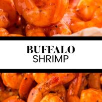Buffalo shrimp pin image.