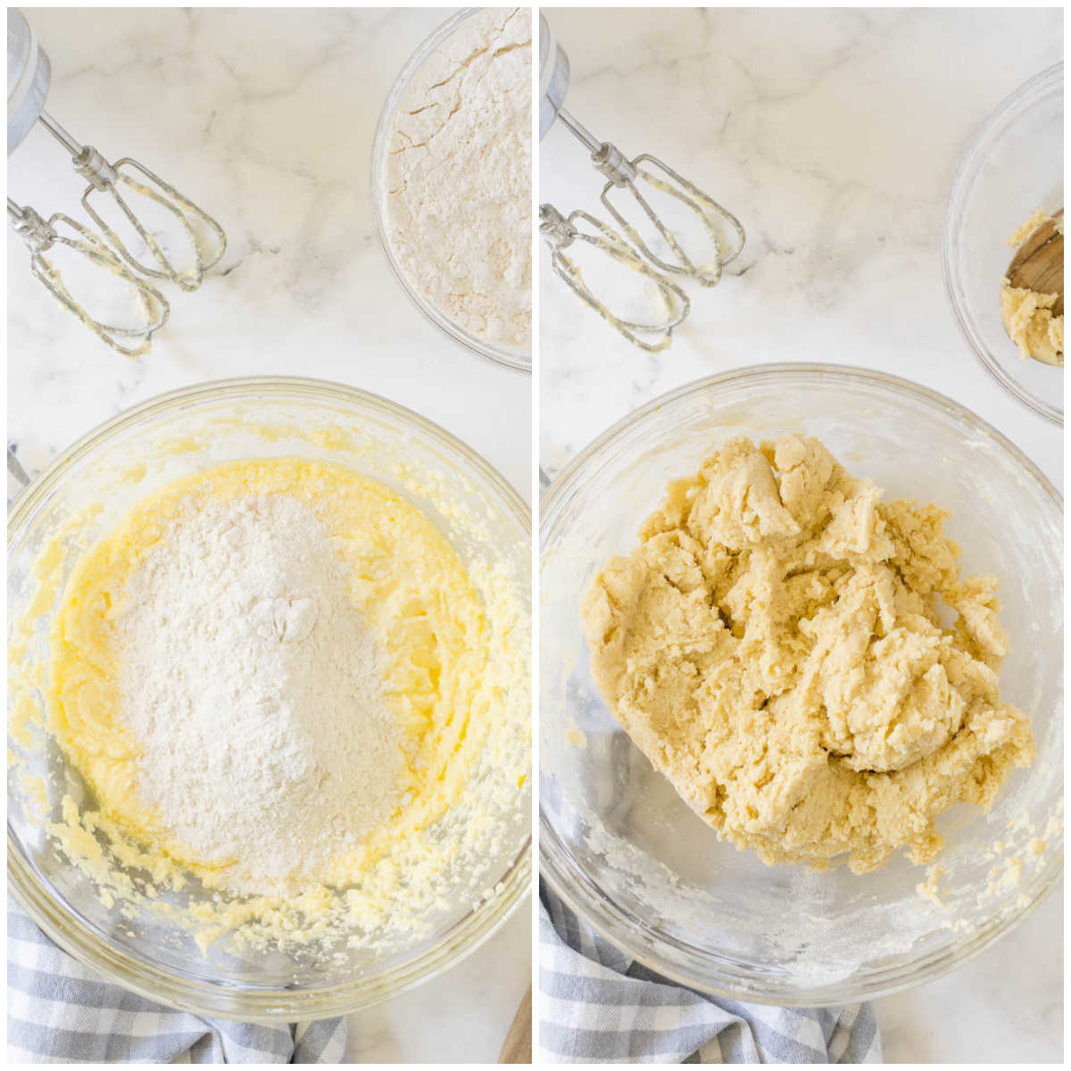 Steps to make lemonade cookies.