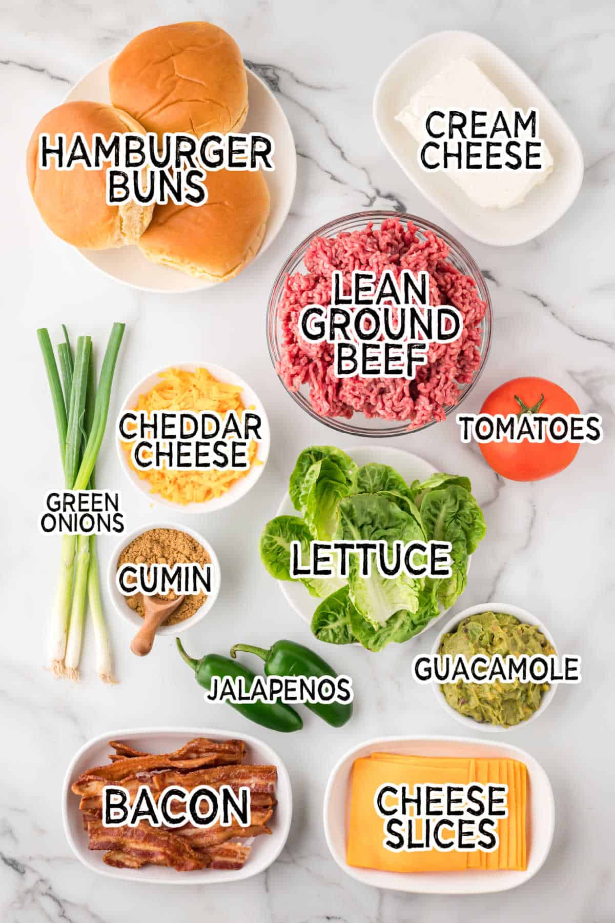 Steps to make cream cheese stuffed jalapeno burgers.